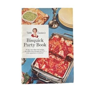 Betty Crocker's Bisquick Party Book 1950s Recipe Pamphlet